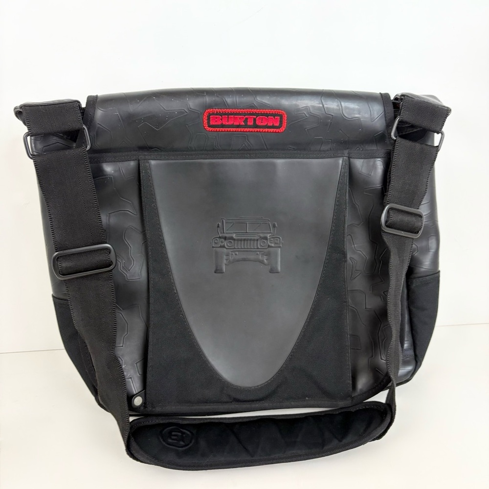 Heavy Duty Black Red Burton Tactical JEEP Messenger Bag